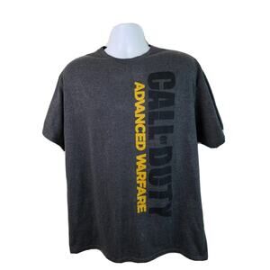 Call of Duty Advanced Warfare grey t-shirt size XL Xbox PlayStation Free Ship!